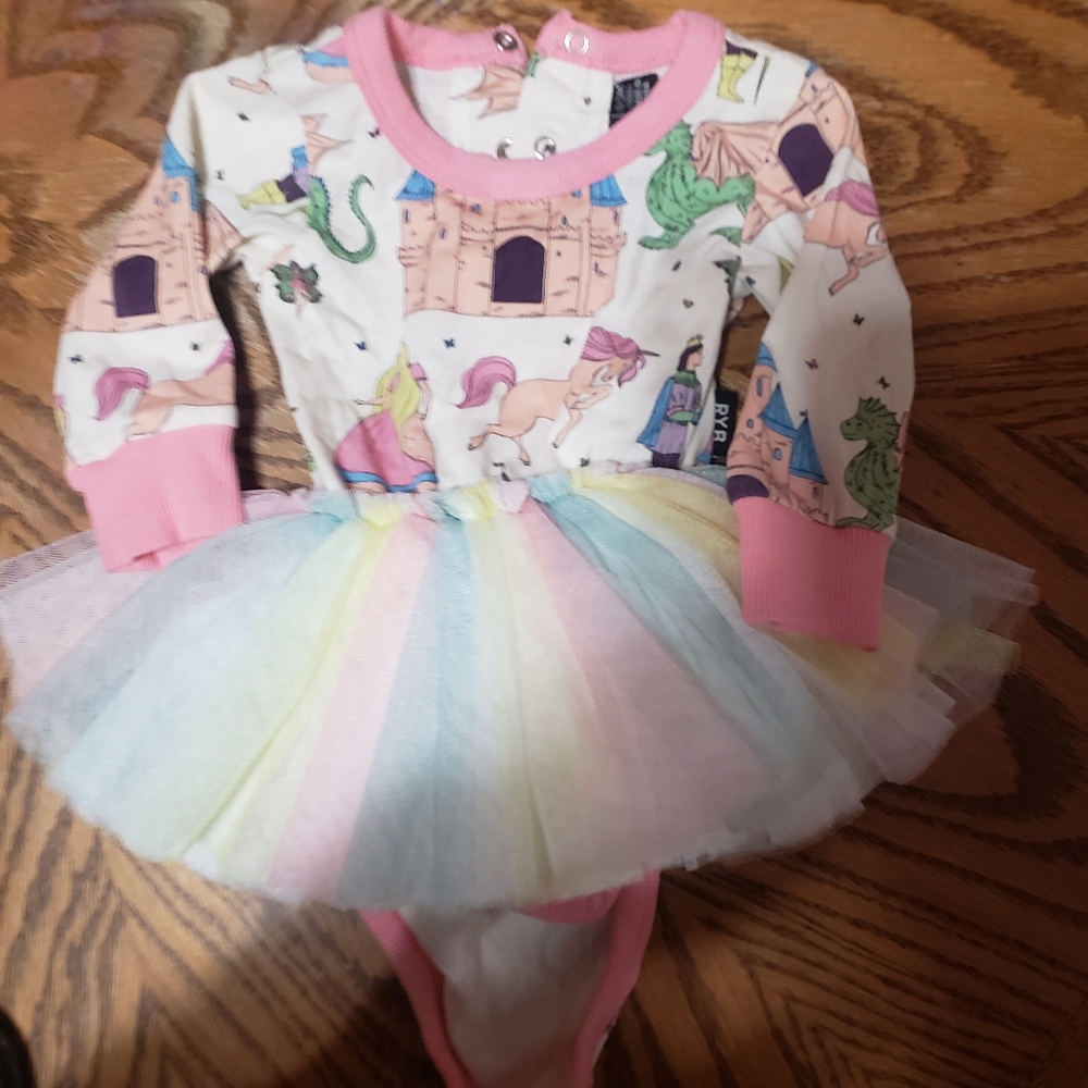Rockyourbaby princess tutu onesie 0-3 months